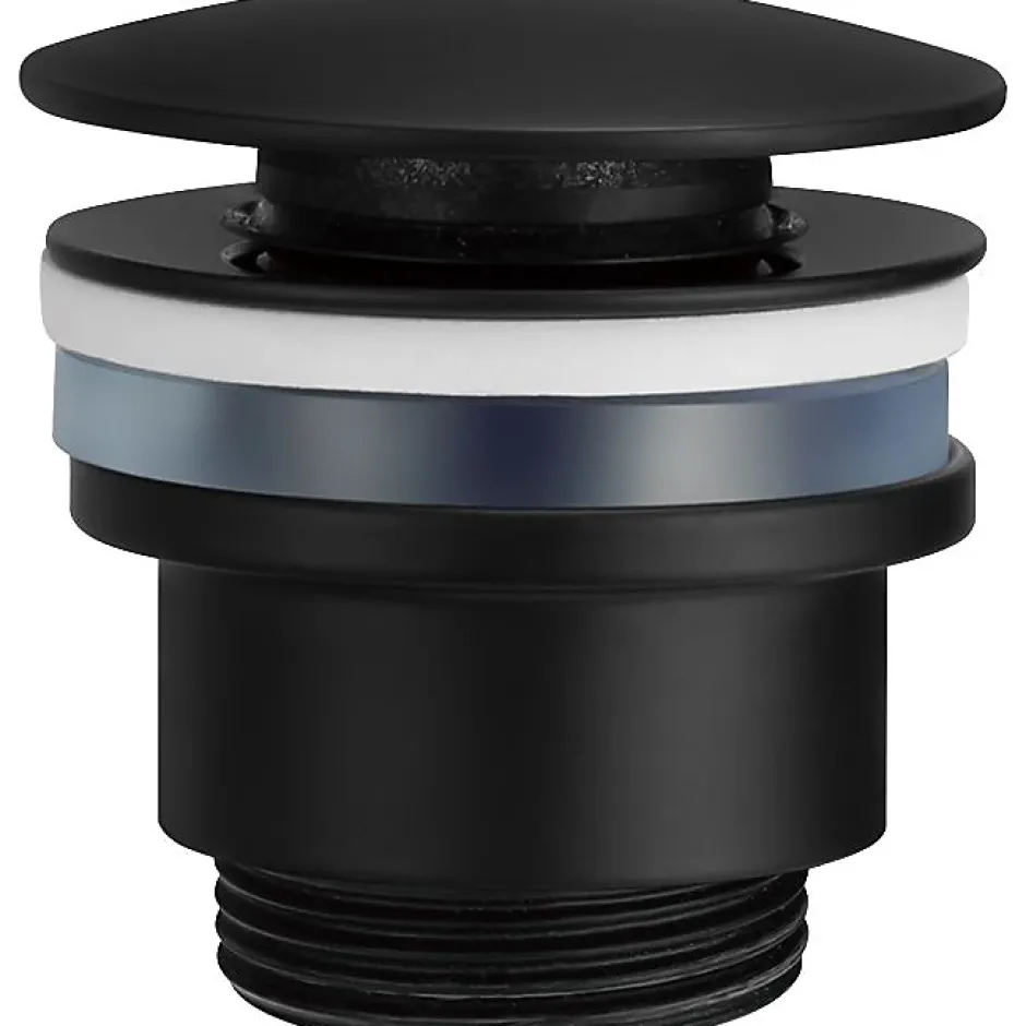 Imex Products Valve de vidange clickclack en laiton noir mat compatible lavabos et bidets montage rapide* Robinet Lavabo Et Vasque