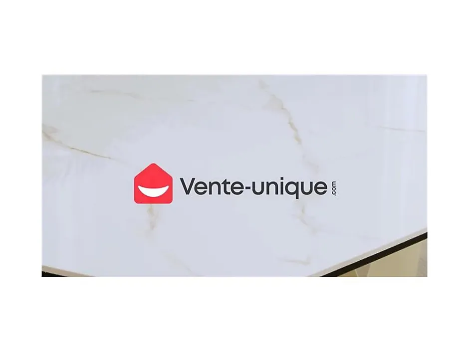 Vente-unique Vasque à encastrer blanche rectangle en céramique - 122 x 46,5 cm - MOTIAC* Vasque À Encastrer