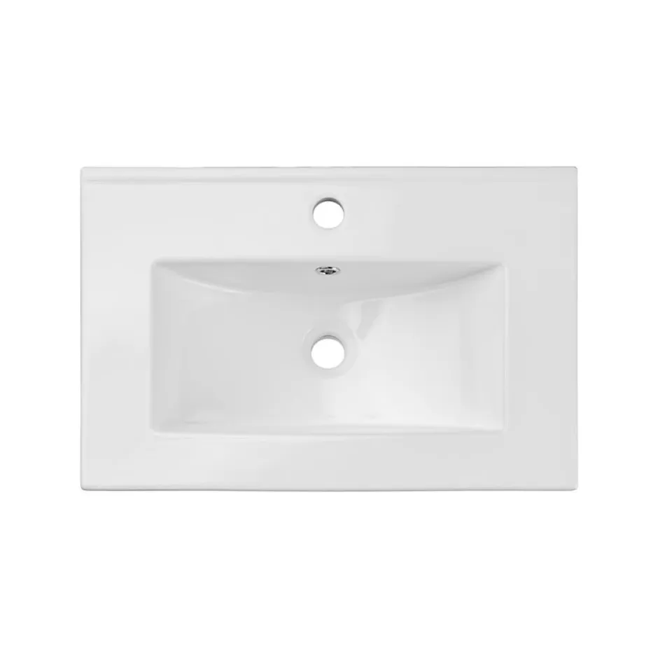Otitec Vasque à encastrer rectangulaire - 60 x 39 cm - Blanc brillant - AUREA