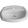 Planète Bain Vasque à encastrer rétro blanche - Belle époque* Vasque À Encastrer