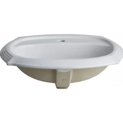 Planète Bain Vasque à encastrer rétro blanche - Belle époque* Vasque À Encastrer