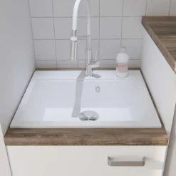 Cuisibane Vasque à encastrer SINK en résine 58x52 cm