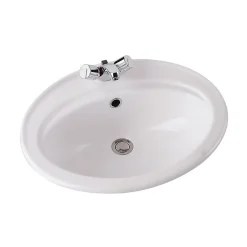Porcher Vasque à encastrer ULYSSE - ULYSSE VASQUE 55X45 BLANC