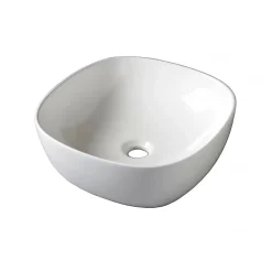 Planète Bain Vasque à poser 40.5 cm- blanc brillant en céramique - Vienne* Vasque À Poser