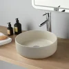 Planète Bain Vasque à poser Andria 37cm - Beige mat - Rebords fins* Vasque À Poser