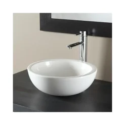 Planète Bain Vasque à poser bol design blanche* Vasque À Poser