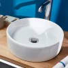 GoodHome Vasque à poser céramique blanc Scalea* Vasque À Poser