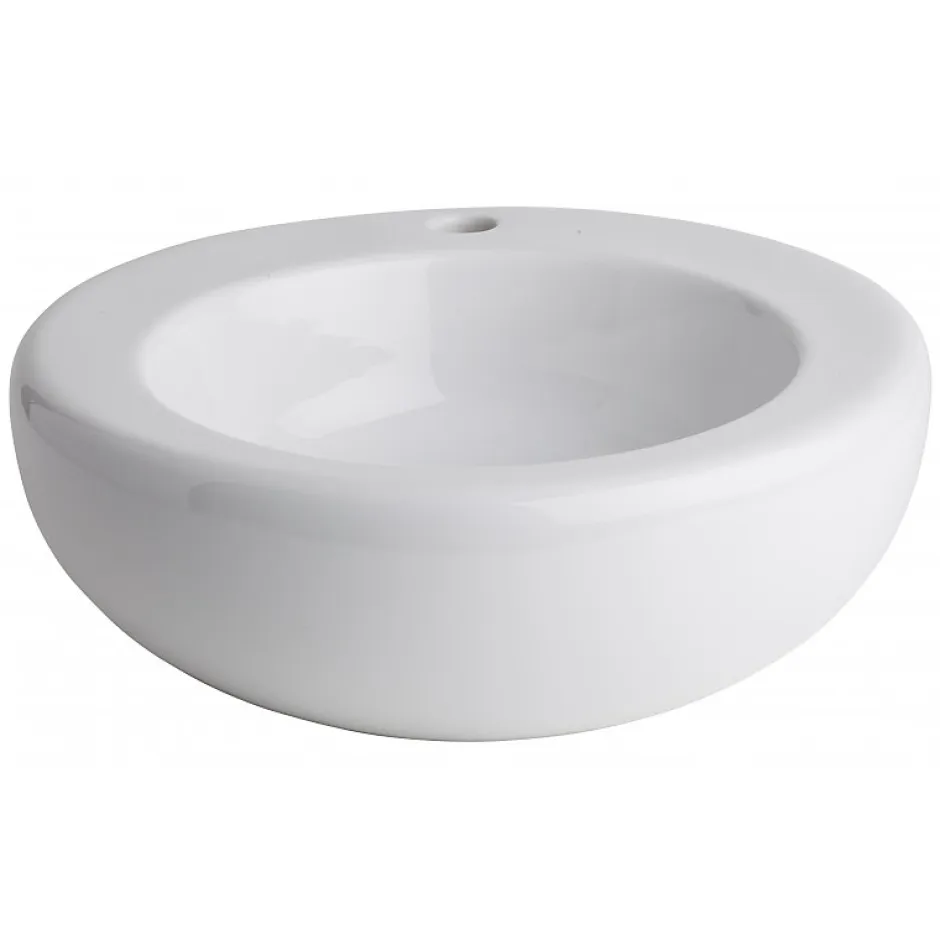 Planète Bain Vasque à poser en bol et céramique blanche