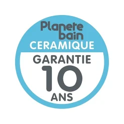 Planète Bain Vasque à poser en bol et céramique blanche