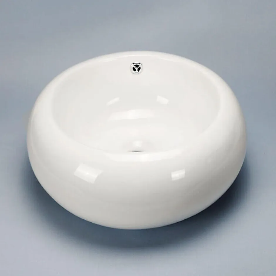 Rue Du Bain Vasque à Poser Galet - Céramique - 43 cm - Ove