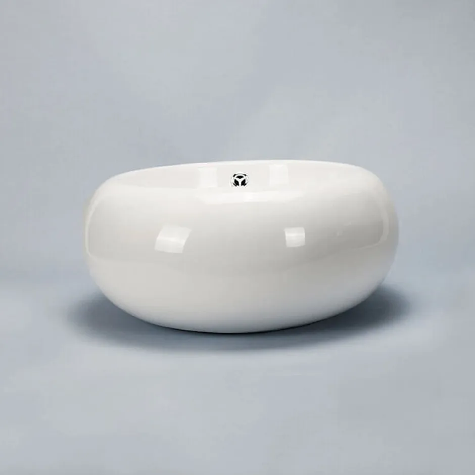 Rue Du Bain Vasque à Poser Galet - Céramique - 43 cm - Ove