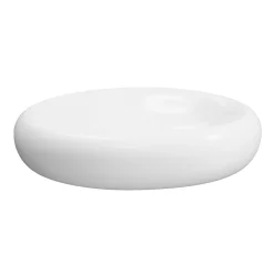 GoodHome Vasque à poser l.40,9 x P.39,6 x H.9,1 cm en céramique, blanc, Kentia* Vasque À Poser