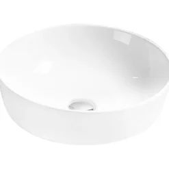 Silla Global Vasque à poser ovale, céramique 41,5x41,5x13,5 cm Blanc* Lavabo
