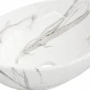 Silla Global Vasque à poser ovale, céramique 40x33x14 cm Blanc