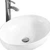 Silla Global Vasque à poser ovale, céramique, 52x39,5x13 cm, blanc