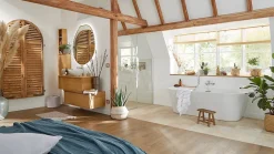 GoodHome Vasque à poser ovale céramique blanche Nessa* Vasque À Poser