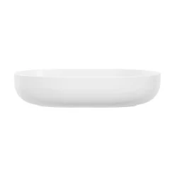 GoodHome Vasque à poser ovale céramique blanc brillant Cavally* Vasque À Poser