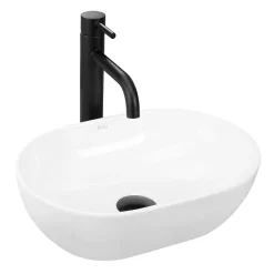 Rea Vasque À Poser Amelia Mini White Oval* Vasque À Poser