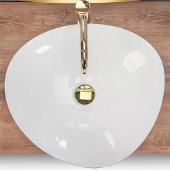 Rea Vasque À Poser And White Oval