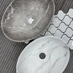 Rea Vasque À Poser Sofia Mini Grigio Grey* Vasque À Poser