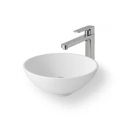 Ambra Vasque à poser ronde 38 cm en Solid surface - Coppa