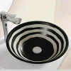 Rue Du Bain Vasque à Poser Ronde - Céramique Noire et Blanc - 41 cm - Virtual* Vasque À Poser