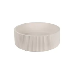 Homesight Vasque à poser ronde béton beige Ø37 x H.12 cm Balte