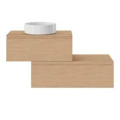 GoodHome Vasque à poser ronde céramique blanc mat Samal* Vasque À Poser