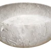 Ondee Vasque à poser ronde en céramique effet marbre gris Sora* Vasque À Poser