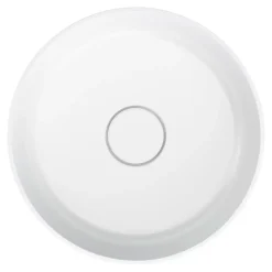 GoodHome Vasque à poser ronde en résine blanc Apanas* Vasque À Poser