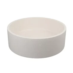 Homesight Vasque à poser ronde grès beige Ø36 x H.12 cm Swan