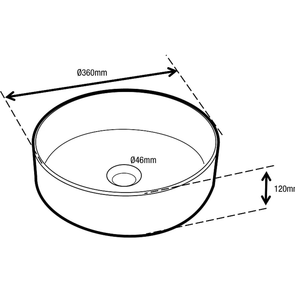 Planète Bain Vasque à poser striée Ania 36cm blanche