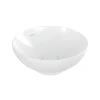 Villeroy & Boch Vasque 38 x 38 ronde à poser VILLEROY ET BOCH Loop & Friends non meulé blanche sans trop plein