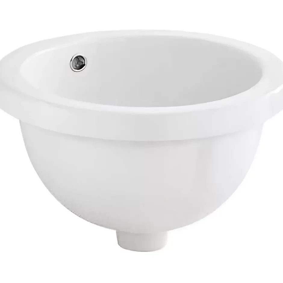 Sanindusa Vasque a encastrer par dessus céramique traditionnelle WCA blanc (compatible avec colonne WCA)* Vasque À Encastrer