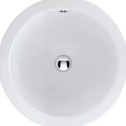 Sanindusa Vasque a encastrer par dessus céramique traditionnelle WCA blanc (compatible avec colonne WCA)* Vasque À Encastrer