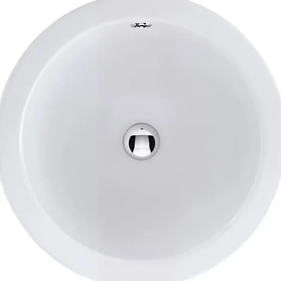 Sanindusa Vasque a encastrer par dessus céramique traditionnelle WCA blanc (compatible avec colonne WCA)* Vasque À Encastrer