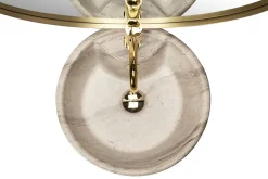 Rea Vasque Autoportante Blanka Natural Matt Beige Round* Lavabo