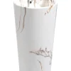 Rea Vasque Autoportante Blanka Marble White Round