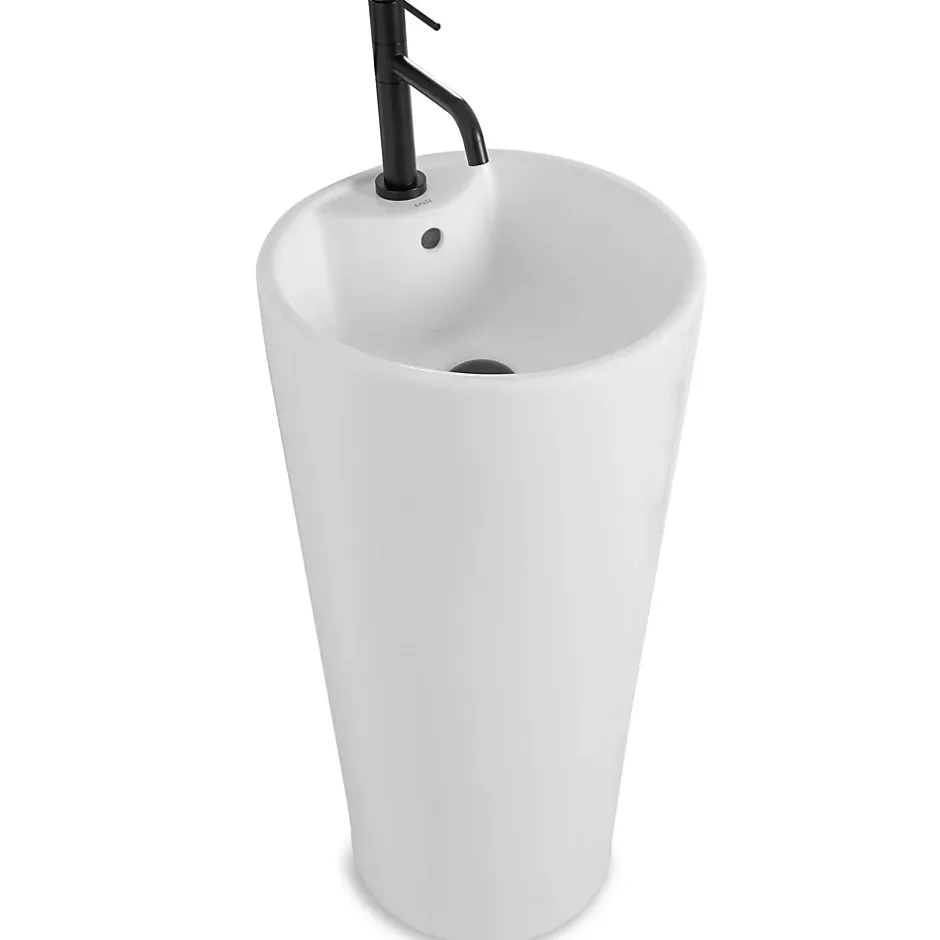 Rea Vasque Autoportante Blanka White Round