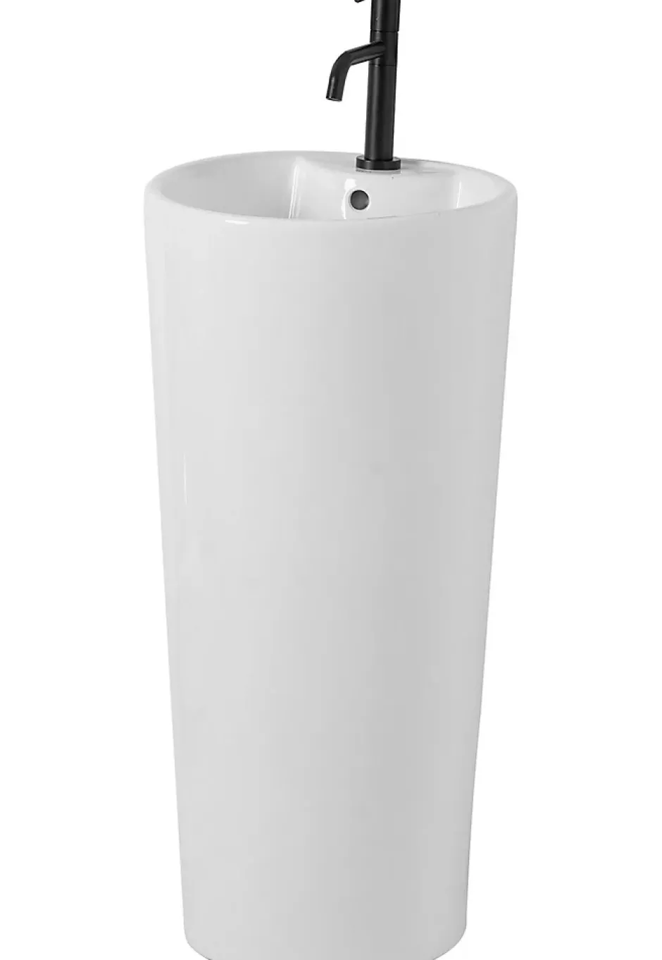 Rea Vasque Autoportante Blanka White Round