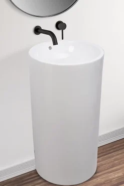 Rea Vasque Autoportante Estera White Round