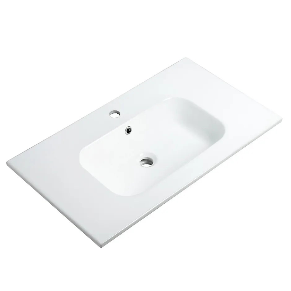 Bain-Bain Vasque céramique 80Cm KALI -* Plan Simple Vasque