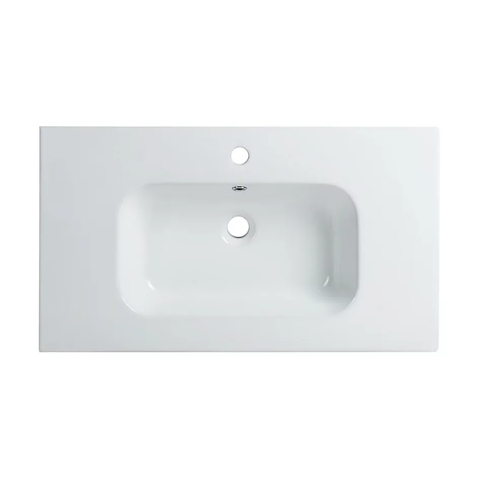 Bain-Bain Vasque céramique 80Cm KALI -* Plan Simple Vasque