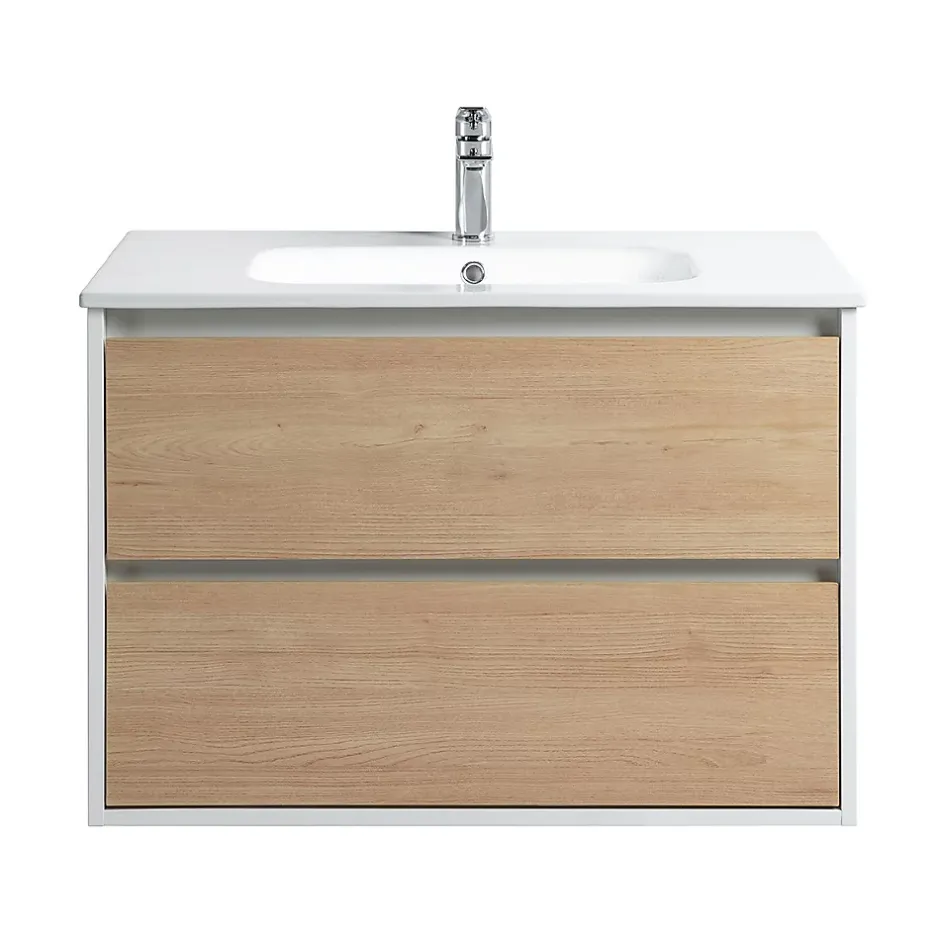 Bain-Bain Vasque céramique 80Cm KALI -* Plan Simple Vasque