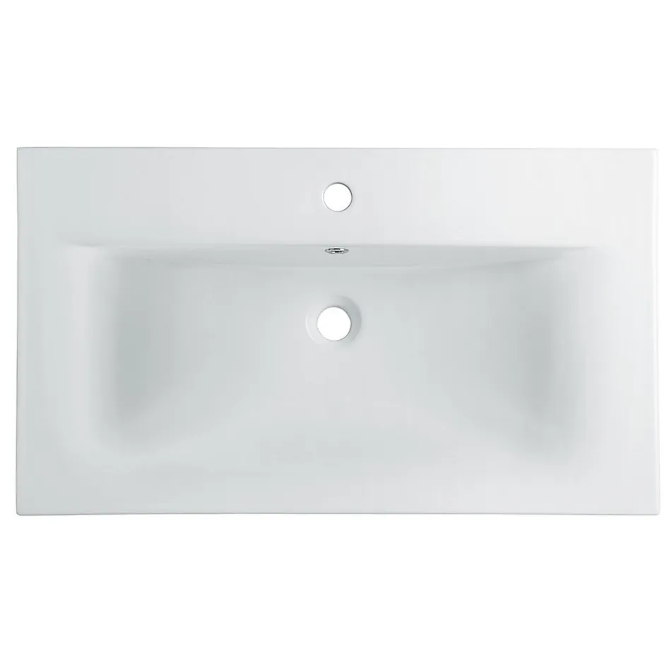 Bain-Bain Vasque céramique 80Cm KAVA -* Plan Simple Vasque