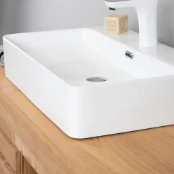 Wanda Collection Vasque en céramique avec plage Olga 60cm