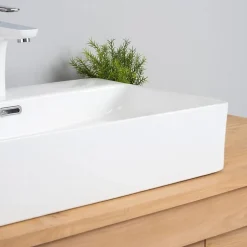 Wanda Collection Vasque en céramique avec plage Olga 60cm