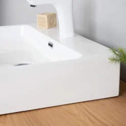 Wanda Collection Vasque en céramique avec plage Olga 60cm