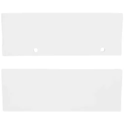 ECD Germany Vasque en céramique blanc avec bonde de vidage pour salle de bain 350x205x125 mm* Lavabo