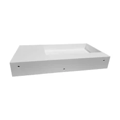 Bernstein Vasque rectangulaire à suspendre 90x48x13cm en fonte minérale - PB2015* Lavabo